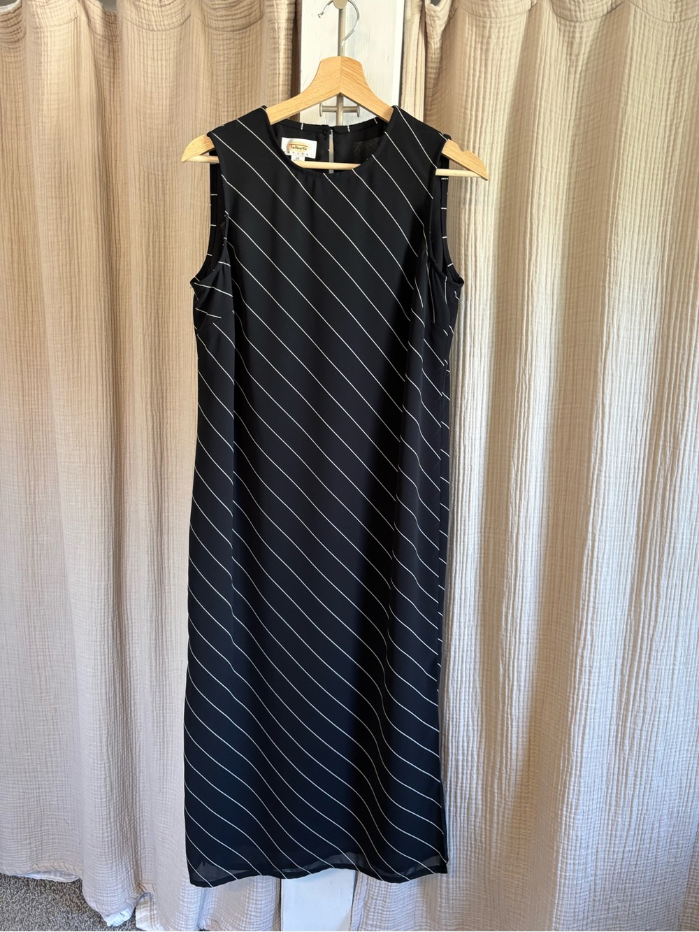 Vintage Talbots Striped Dress- 10 Petite
